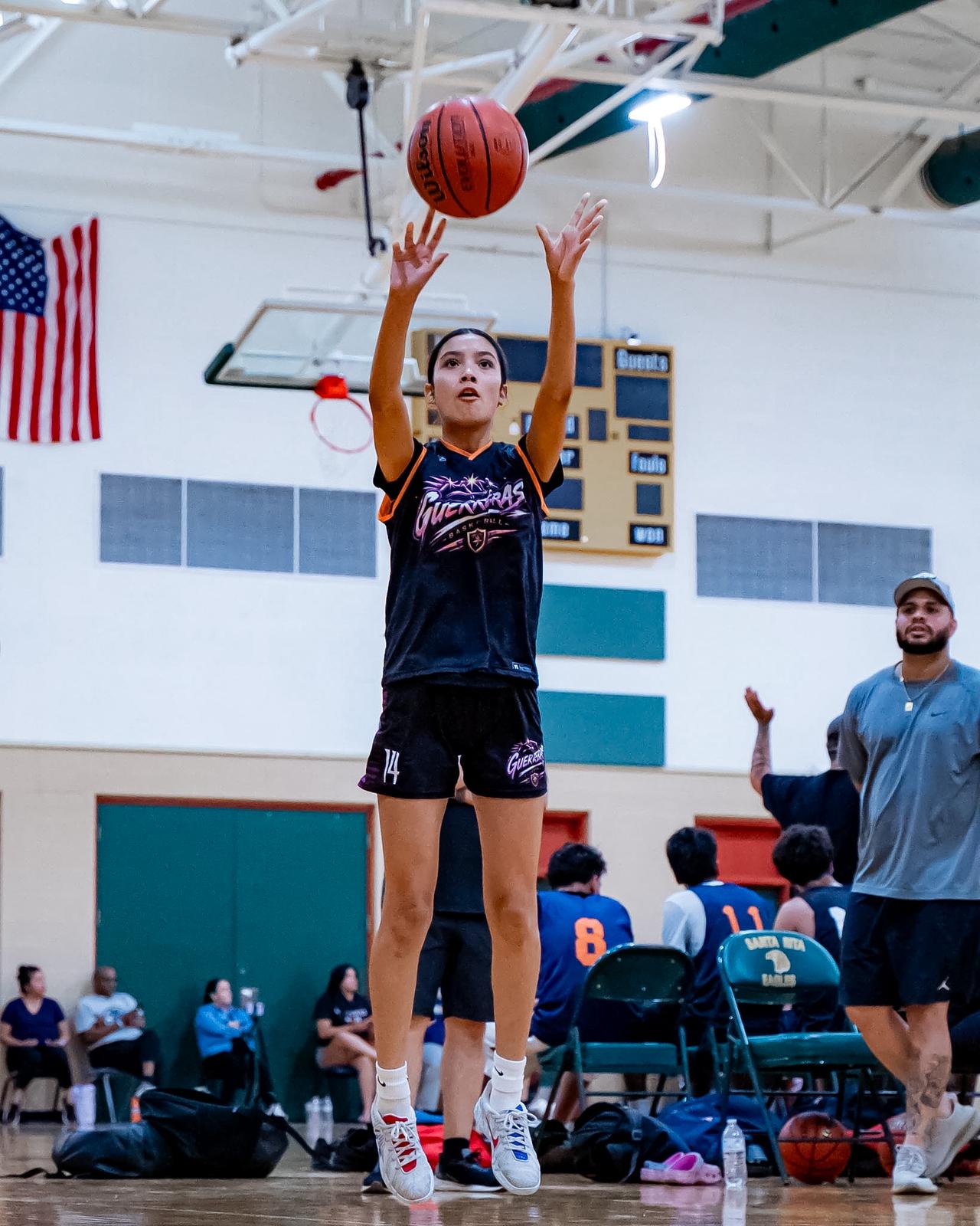 Guerreras moment — Free throw focus.
