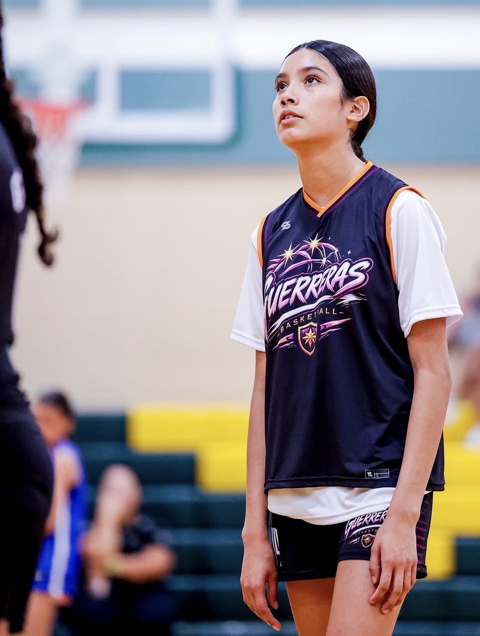Guerreras player in jersey before the game